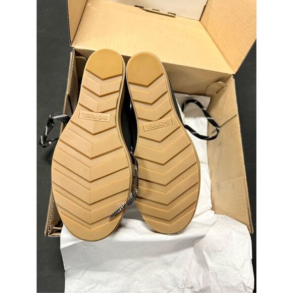 New Sorel Evie II Cozy Black Gum Boots 9 - Picture 5 of 6
